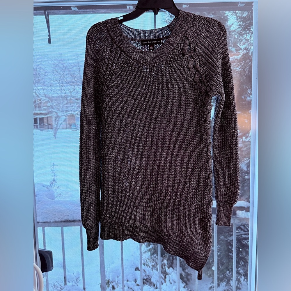Rock & Republic Women's Sweater - Dark Gray